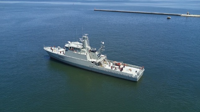sailors relieved from Portuguese Navy vessel 