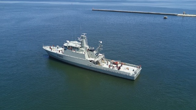 sailors relieved from Portuguese Navy vessel