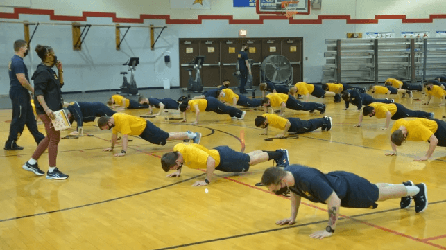 Navy Training Center Great Lakes recruits