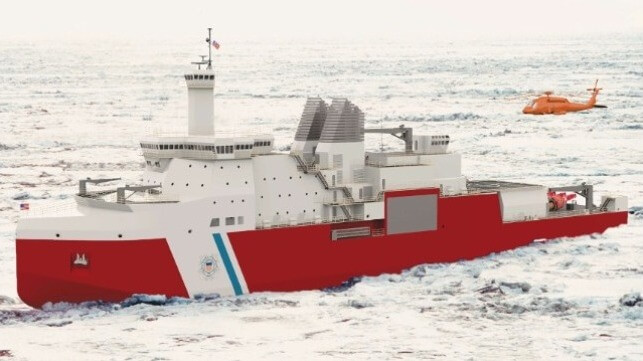 construction contract for secod polar security cutter for US Coast Guard