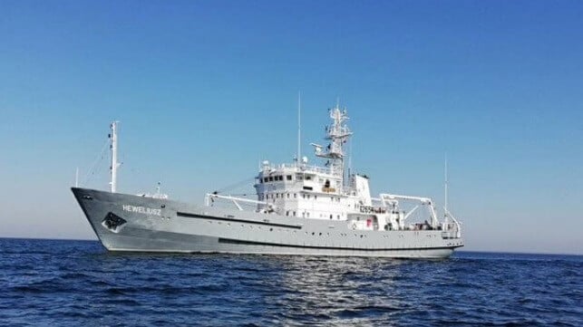 Polish survey ship
