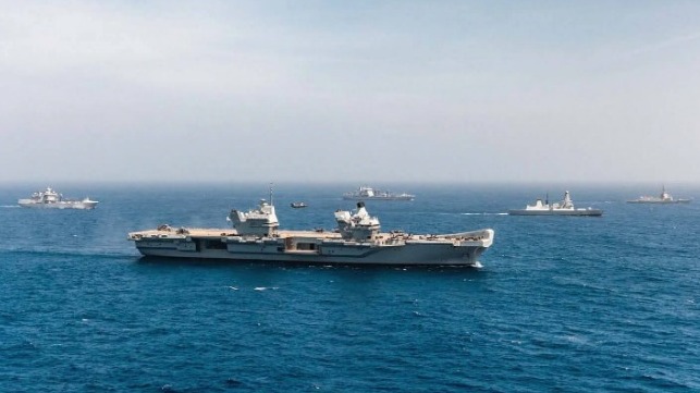 Royal Navy carrier group