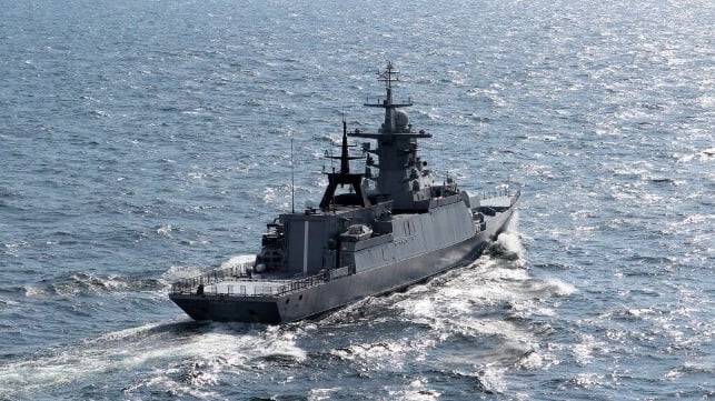 Russian warship