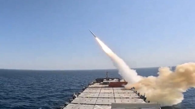 Ballistic missile launch
