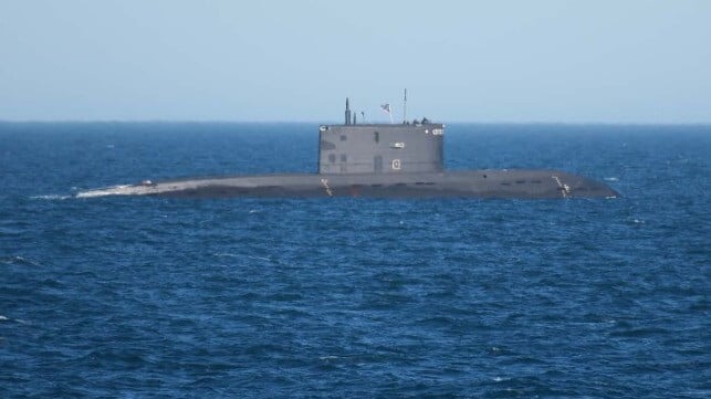 A Kilo-class sub under way (file image courtesy Royal Navy)