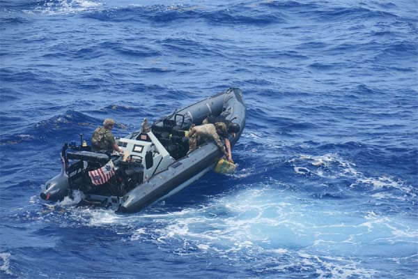Smugglers Toss 2.5 Tons of Cocaine Overboard to Escape Royal Navy Pursuit