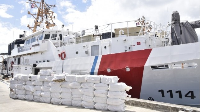 Coast Guard seizes cocaine in the Caribbean worth $38.5 million