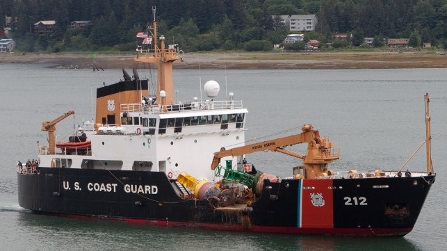United States Coast Guard Ship Photo Print --USCG USCGC HICKORY WLB 212