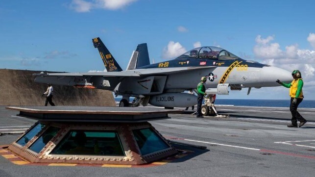 USS Ford's flight deck