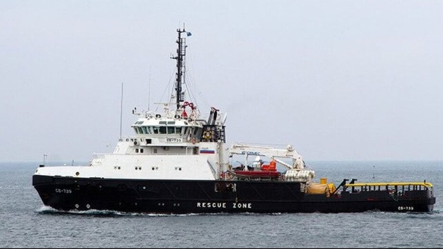 Russian tug attacked by Ukraine