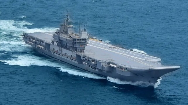 Indian Navy carrier INS Vikrant (Indian Navy file image)