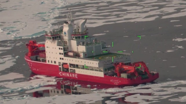 Chinese research shin in Arctic