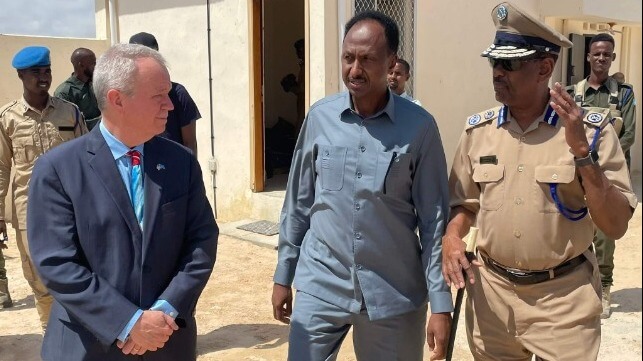 somali training center opening ceremony