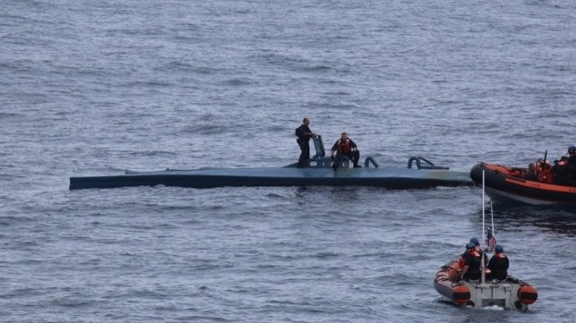 narco-sub USCG eastern pacific