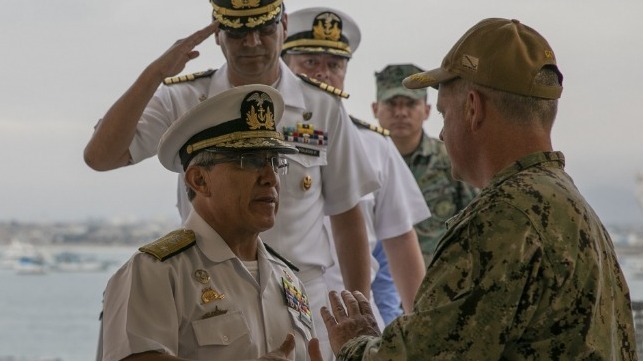 U S Navy Hospital Ship Calls Manta To Assist Venezuelan Refugees