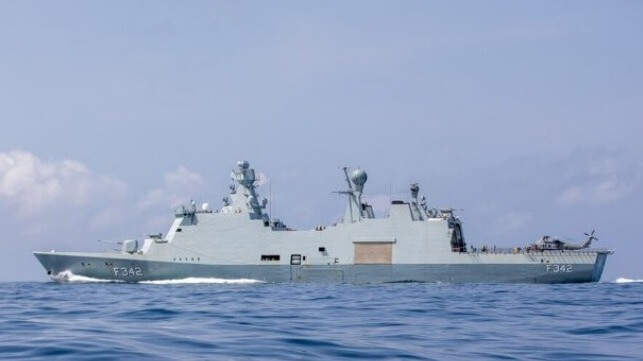 Danish frigate