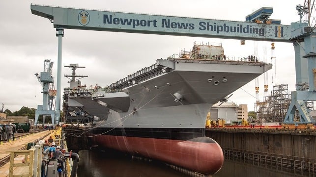 NNS Kennedy launch