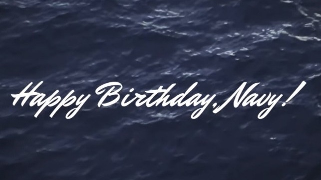 U.S. Navy birthday message