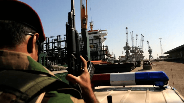 Basra security patrol