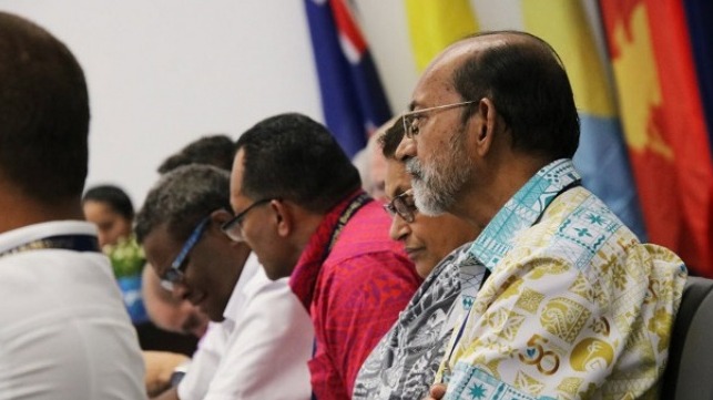 Attendees at the Pacific Islands Forum