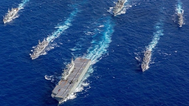 Ships participating in RIMPAC 2018