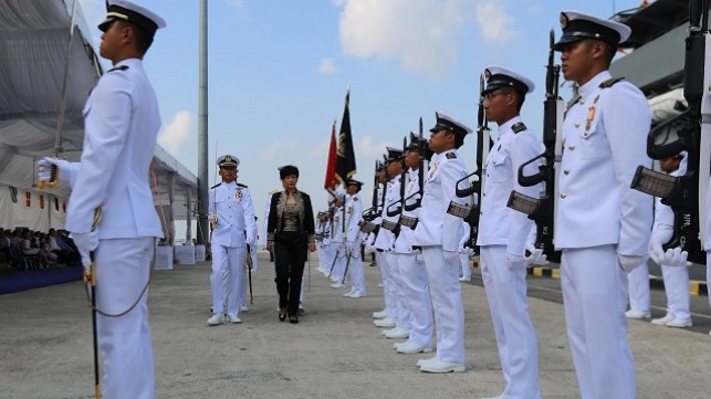 Republic of Singapore Navy ceremony
