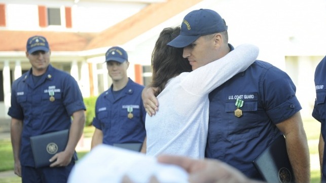 Coastguardsmen Honored For Heroic Rescue Near Port Of Virginia Heroic Rescue Near Port Of Virginia