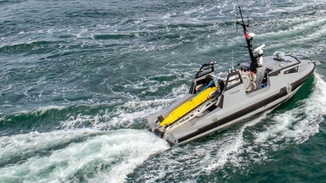 thales minehunting vessel