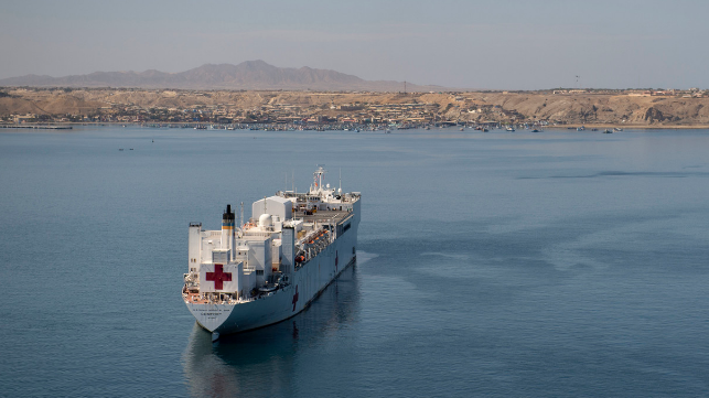 Hospital Ship Usns Comfort Deploys To Help Venezuelan Refugees