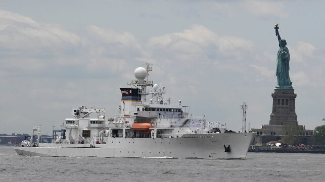 USNS Maury in New York