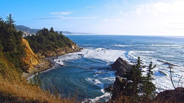 offshore wind sites Oregon and Atlantic coast