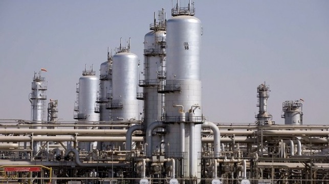 file photo of Abqaiq oil plant courtesy of Saudi Aramco