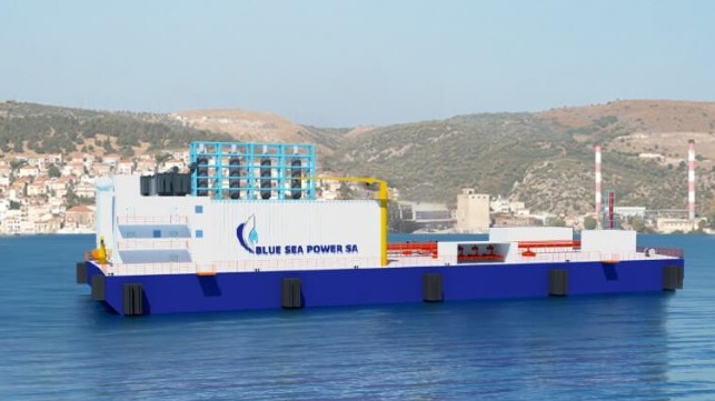 LNG gas-to-power barges