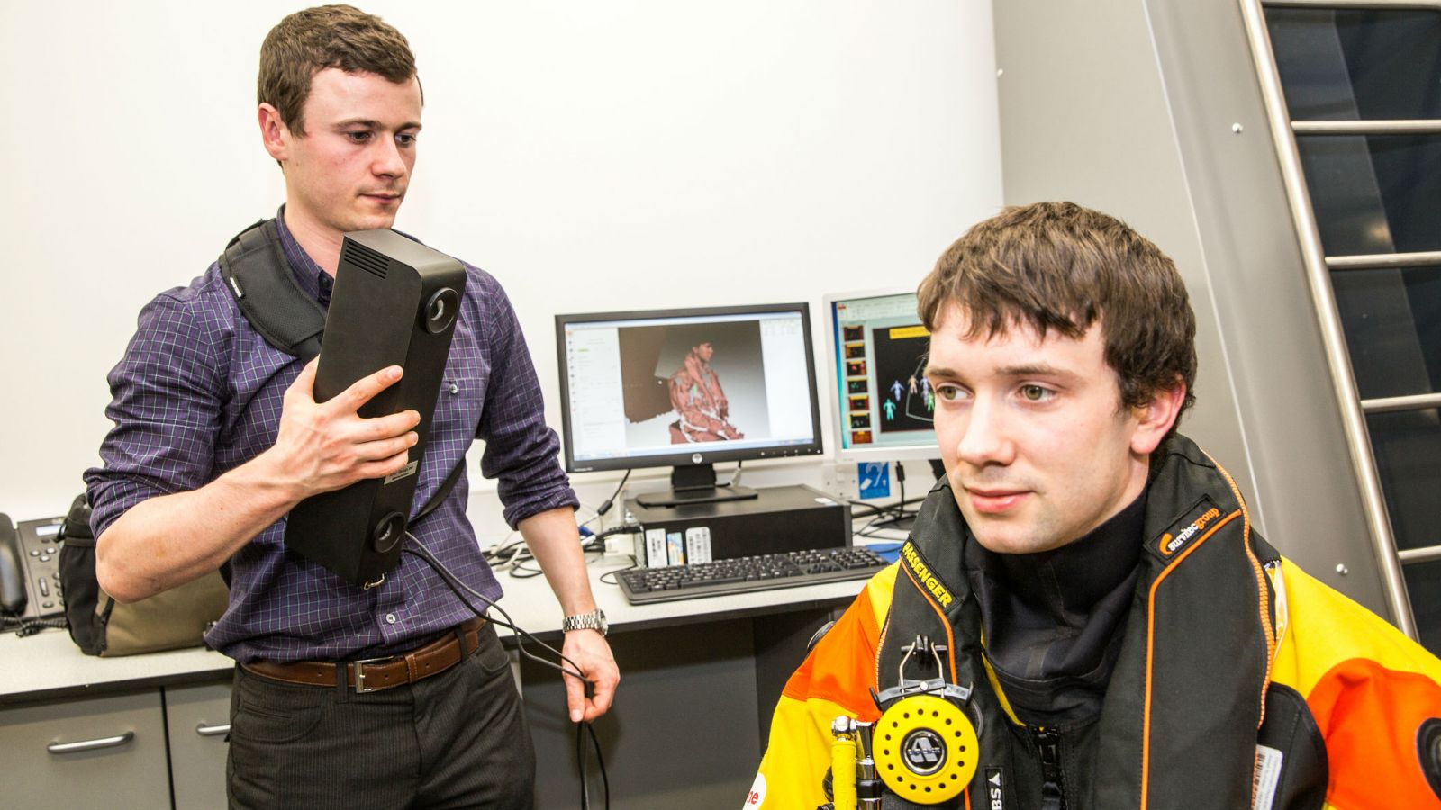 offshore worker body scanning