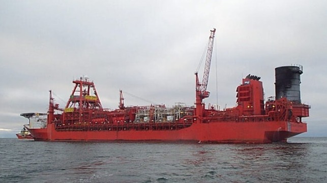 fire on FPSO in North Sea
