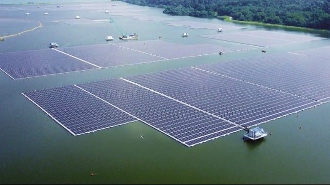 solar farm produces renewable energy for water system in Singapore 