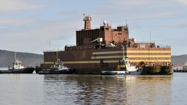 The Akademik Lomonosov in Murmansk