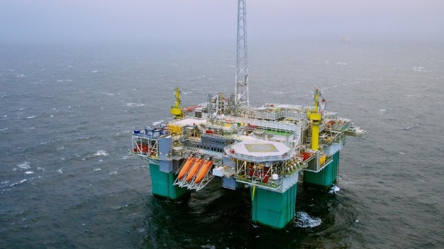 Gjoa platform offshore