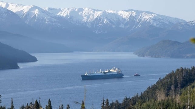 LNG carrier in Canada
