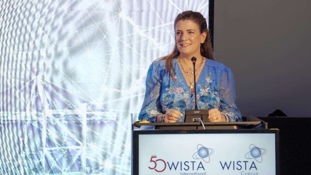 WISTA President Elpi Petaki (WISTA)