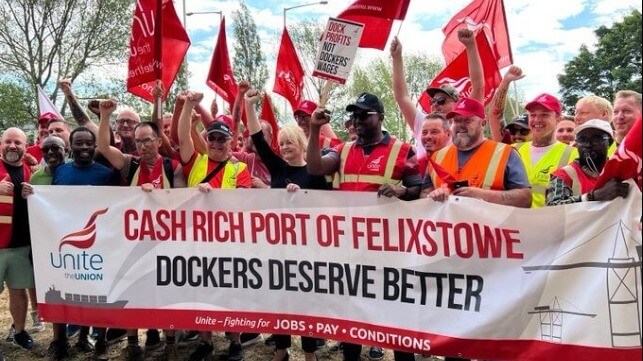 Felixstowe strike