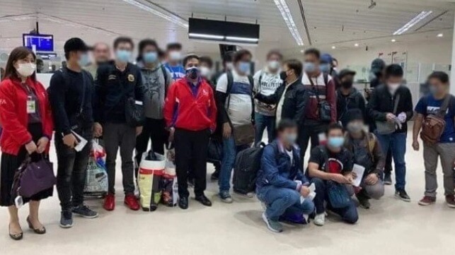 crewmembers evacuated from Ukraine repatriated
