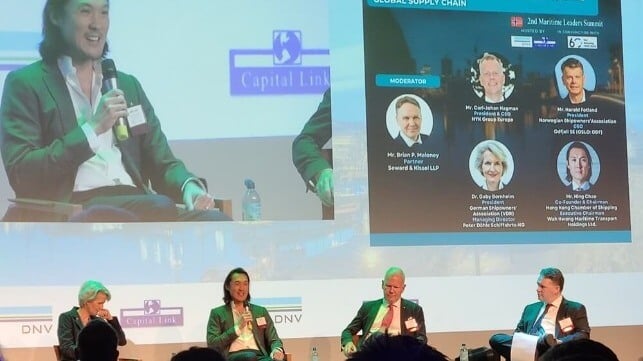Nor-Shipping conference panel