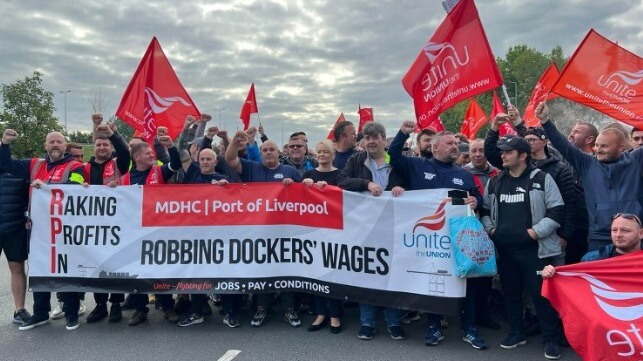 Liverpool port strike