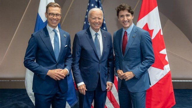 Finland, U.S., and Canada leaders