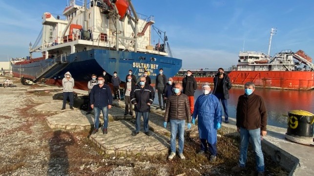 crews stranded in Italy repatriated