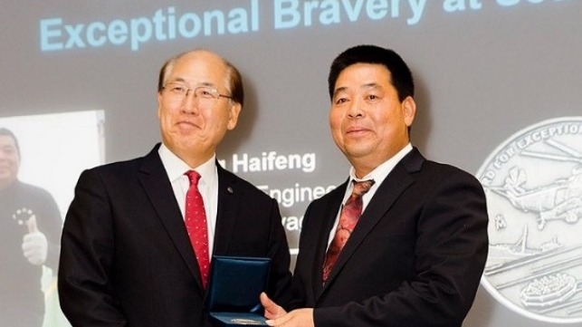 Kitack Lim and Zhong Haifeng