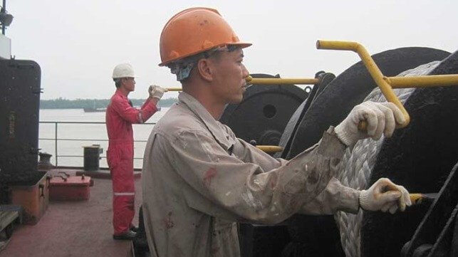 Seafarers at anchor windlasses