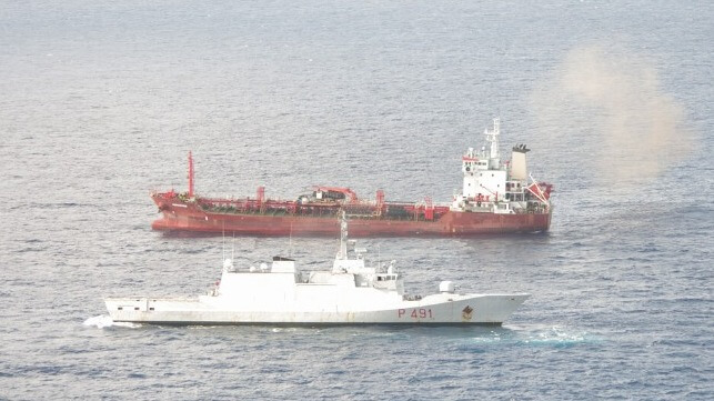 Italy Navy assists tanker boarded by pirates