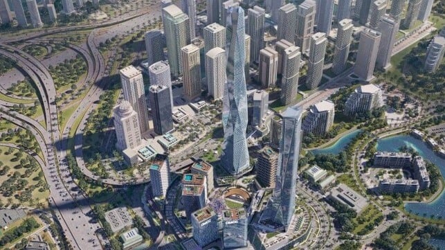 One of the sanctioned entities, LME Trading DMCC, is an anchor tenant in one of Dubai's most glamorous new office towers (DMCC file image)